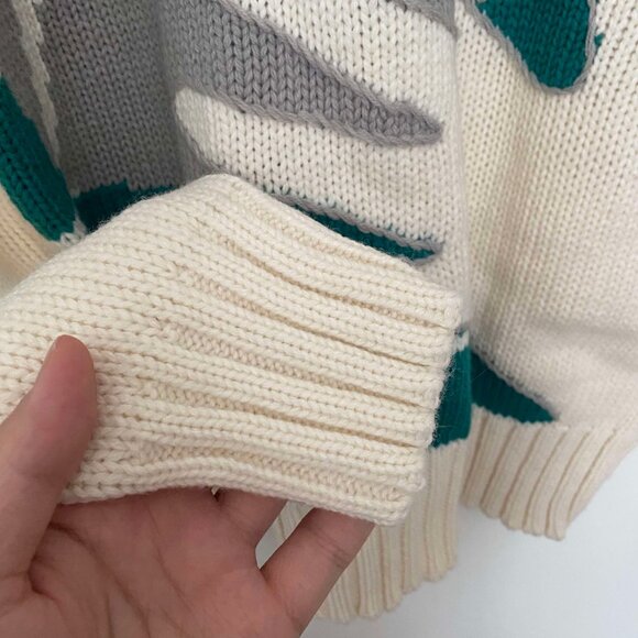 Very Rare Vintage NFL Cliff Engle Sports Football Sweater Size Medium - Picture 10 of 13